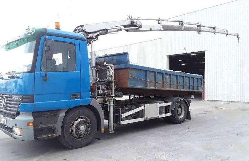 Mercedes-Benz Actros 1835 - Kamion me karroceri të hapur, Kamion me vinç: foto 1 Mercedes-Benz Actros 1835 - Kamion me karroceri të hapur, Kamion me vinç: foto 1