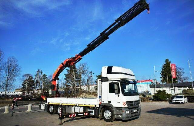 Mercedes-Benz Actros 2546 6x2 Palfinger PK 53002 Crane Kran - Kamion me karroceri të hapur, Kamion me vinç: foto 1 Mercedes-Benz Actros 2546 6x2 Palfinger PK 53002 Crane Kran - Kamion me karroceri të hapur, Kamion me vinç: foto 1