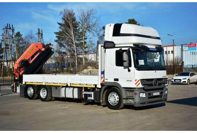 Mercedes-Benz Actros 2546 6x2 Palfinger PK 53002 Crane Kran - Kamion me karroceri të hapur, Kamion me vinç: foto 2 Mercedes-Benz Actros 2546 6x2 Palfinger PK 53002 Crane Kran - Kamion me karroceri të hapur, Kamion me vinç: foto 2