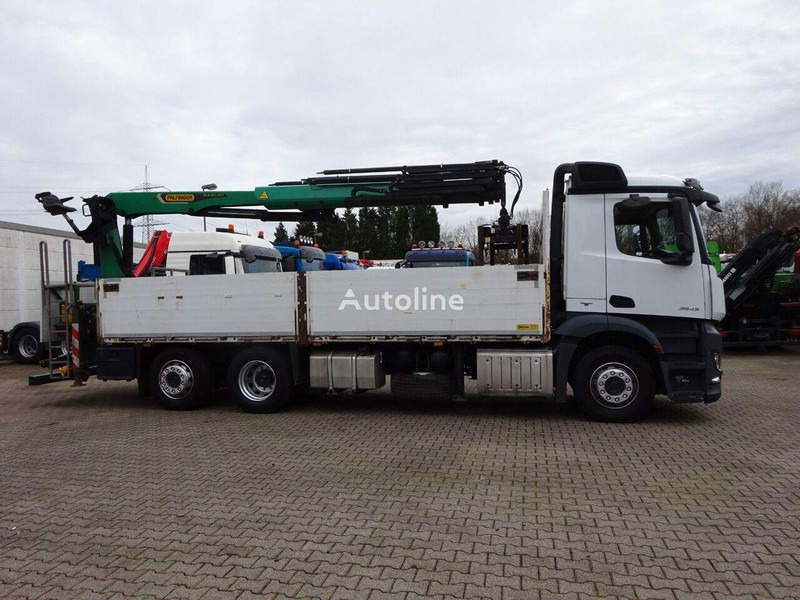 Mercedes-Benz Antos 2543 - Flatbed+crane 6x2 - Kamion me karroceri të hapur, Kamion me vinç: foto 3 Mercedes-Benz Antos 2543 - Flatbed+crane 6x2 - Kamion me karroceri të hapur, Kamion me vinç: foto 3