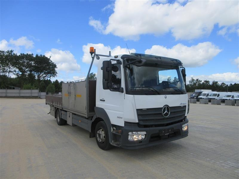 Mercedes-Benz Atego 1224 LNR - Kamion me karroceri të hapur, Kamion me vinç: foto 1 Mercedes-Benz Atego 1224 LNR - Kamion me karroceri të hapur, Kamion me vinç: foto 1