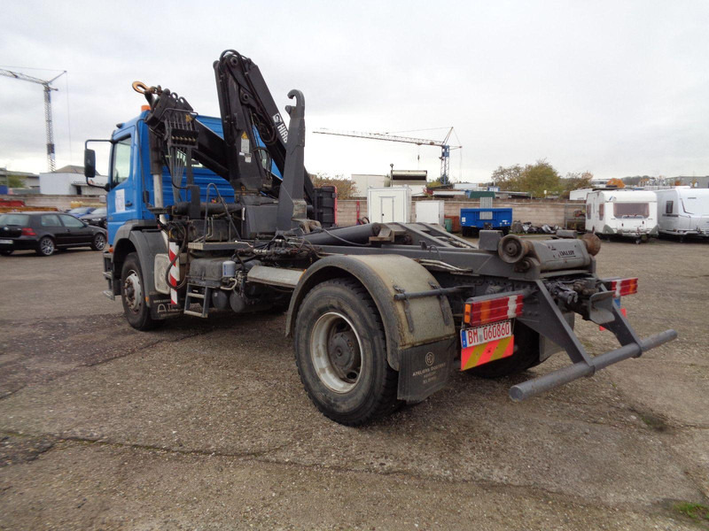 Mercedes-Benz Atego 1828 Hook lift truck + Crane Hiab 102 - Kamion vetëngarkues, Kamion me vinç: foto 5 Mercedes-Benz Atego 1828 Hook lift truck + Crane Hiab 102 - Kamion vetëngarkues, Kamion me vinç: foto 5