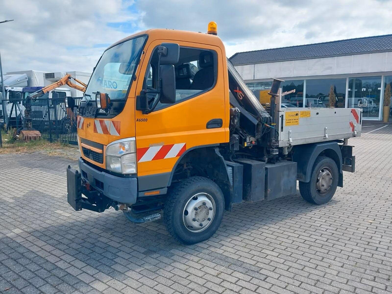 Mitsubishi Pfau Rexter A6500 - Tipper truck + crane - Kamion vetëshkarkues, Kamion me vinç: foto 1 Mitsubishi Pfau Rexter A6500 - Tipper truck + crane - Kamion vetëshkarkues, Kamion me vinç: foto 1