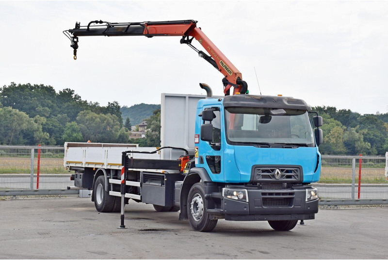 Renault C 320 - Kamion me karroceri të hapur, Kamion me vinç: foto 2 Renault C 320 - Kamion me karroceri të hapur, Kamion me vinç: foto 2