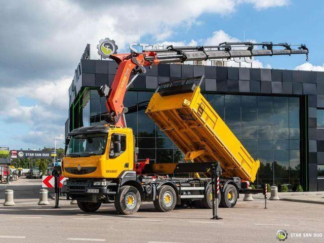 Renault KERAX 450 8x4 PALFINGER PK 60002 Crane Tipper - Kamion vetëshkarkues, Kamion me vinç: foto 5 Renault KERAX 450 8x4 PALFINGER PK 60002 Crane Tipper - Kamion vetëshkarkues, Kamion me vinç: foto 5