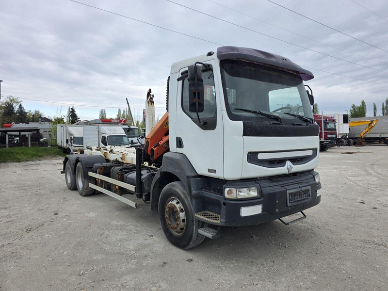 Renault Kerax 370 DCi - Palfinger PKK 8500 Crane - Multilift - Kamion vetëngarkues, Kamion me vinç: foto 1 Renault Kerax 370 DCi - Palfinger PKK 8500 Crane - Multilift - Kamion vetëngarkues, Kamion me vinç: foto 1