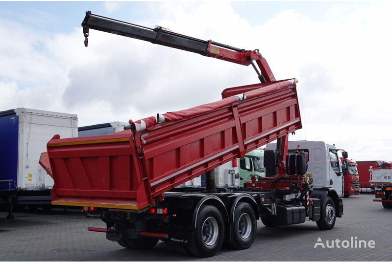 Renault LANDER 3 way tipper + crane FASSI 130 6x4 - Kamion vetëshkarkues, Kamion me vinç: foto 5 Renault LANDER 3 way tipper + crane FASSI 130 6x4 - Kamion vetëshkarkues, Kamion me vinç: foto 5