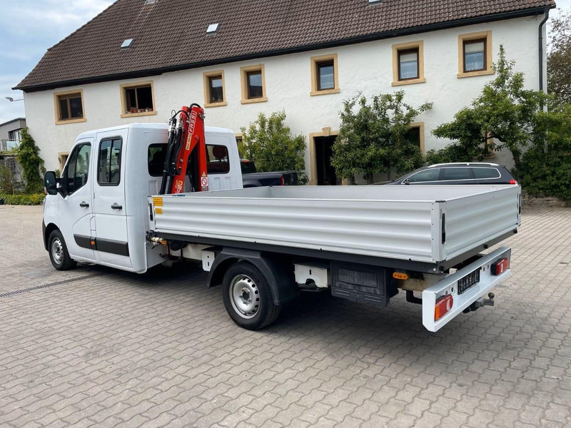 Renault Master Doka - Flatbed truck + crane - Kamioncine me karroceri, Kamioncine dopio kabinë: foto 4 Renault Master Doka - Flatbed truck + crane - Kamioncine me karroceri, Kamioncine dopio kabinë: foto 4