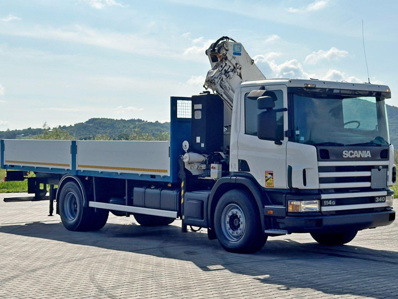 Scania 114 G 340 * PRITSCHE 7,00m * EFFER 210 3S + FUNK - Kamion me karroceri të hapur, Kamion me vinç: foto 4 Scania 114 G 340 * PRITSCHE 7,00m * EFFER 210 3S + FUNK - Kamion me karroceri të hapur, Kamion me vinç: foto 4