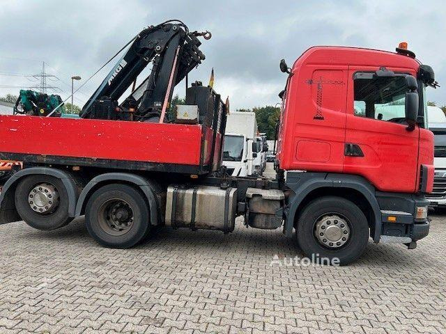Scania 124 L 470 - Flatbed + crane - Kamion me karroceri të hapur, Kamion me vinç: foto 5 Scania 124 L 470 - Flatbed + crane - Kamion me karroceri të hapur, Kamion me vinç: foto 5