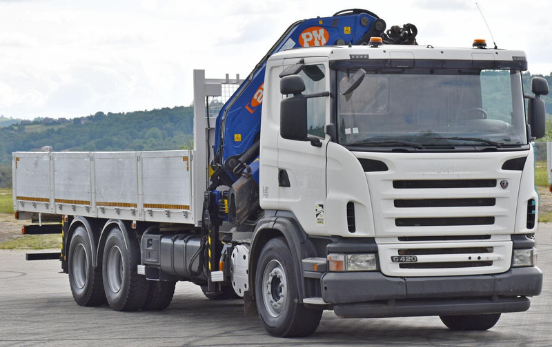Scania G 420 - Kamion me karroceri të hapur, Kamion me vinç: foto 4 Scania G 420 - Kamion me karroceri të hapur, Kamion me vinç: foto 4