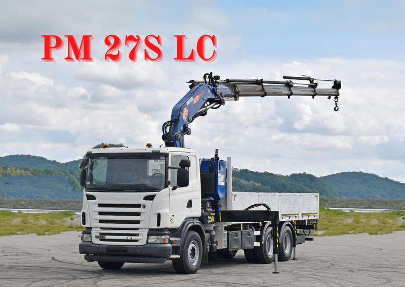 Scania G 420 - Kamion me karroceri të hapur, Kamion me vinç: foto 1 Scania G 420 - Kamion me karroceri të hapur, Kamion me vinç: foto 1