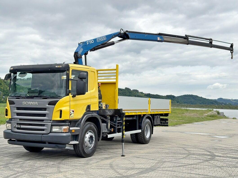 Scania P 270 * FASSI F110A.23 + FUNK * TOPZUSTAND - Kamion me karroceri të hapur, Kamion me vinç: foto 2 Scania P 270 * FASSI F110A.23 + FUNK * TOPZUSTAND - Kamion me karroceri të hapur, Kamion me vinç: foto 2