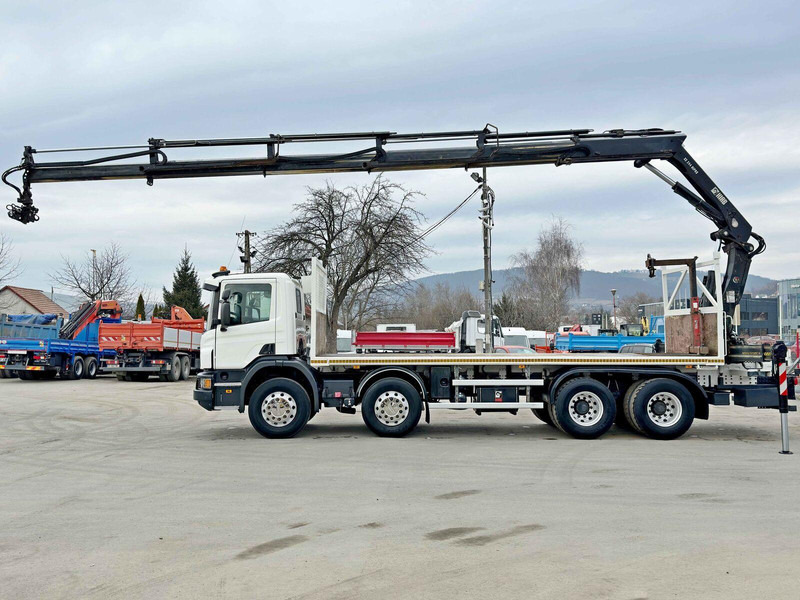 Scania P 410*PLATFORM 7,00m*HIAB 244 E-5 HIPRO+FUNK/8x4 - Kamion me karroceri të hapur, Kamion me vinç: foto 5 Scania P 410*PLATFORM 7,00m*HIAB 244 E-5 HIPRO+FUNK/8x4 - Kamion me karroceri të hapur, Kamion me vinç: foto 5