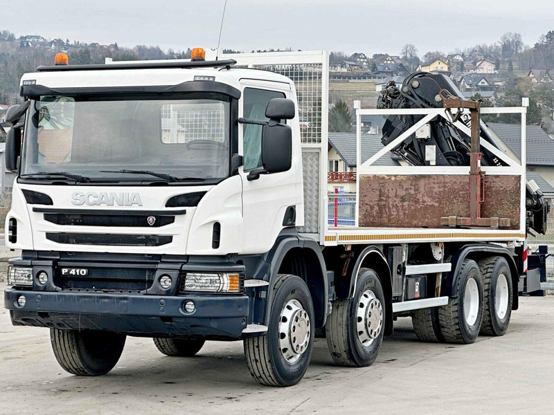 Scania P 410*PLATFORM 7,00m*HIAB 244 E-5 HIPRO+FUNK/8x4 - Kamion me karroceri të hapur, Kamion me vinç: foto 4 Scania P 410*PLATFORM 7,00m*HIAB 244 E-5 HIPRO+FUNK/8x4 - Kamion me karroceri të hapur, Kamion me vinç: foto 4