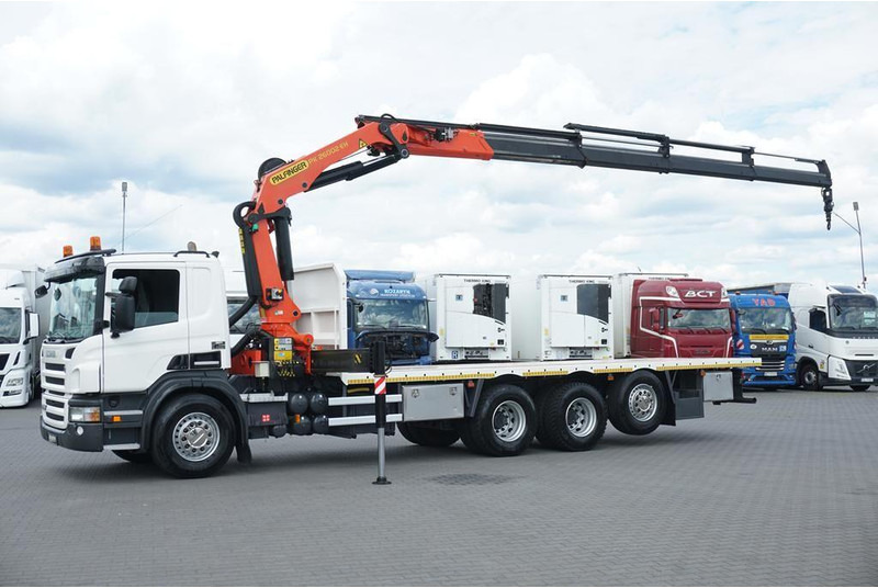 Scania P 420 / 8 X 4 / TRIDEM / SKRZYNIOWY + HDS / PALFINGER PK 26002 / - Kamion me karroceri të hapur, Kamion me vinç: foto 4 Scania P 420 / 8 X 4 / TRIDEM / SKRZYNIOWY + HDS / PALFINGER PK 26002 / - Kamion me karroceri të hapur, Kamion me vinç: foto 4