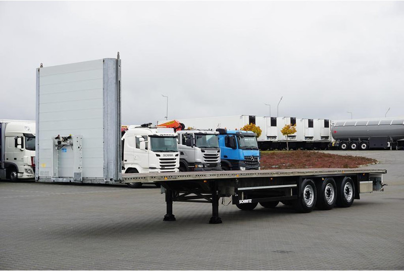 Schmitz Cargobull PLATFORMA / MULTI LOCK / OŚ PODNOSZONA - Gjysmë rimorkio e hapur/ Platformë: foto 1 Schmitz Cargobull PLATFORMA / MULTI LOCK / OŚ PODNOSZONA - Gjysmë rimorkio e hapur/ Platformë: foto 1