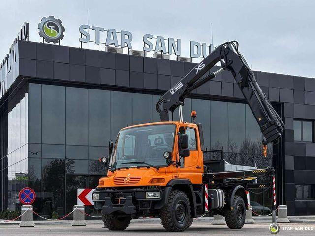 Unimog Mercedes-Benz UNIMOG U300 4x4 HIAB 122 D-3 CRANE - Lirues kopshti: foto 1 Unimog Mercedes-Benz UNIMOG U300 4x4 HIAB 122 D-3 CRANE - Lirues kopshti: foto 1