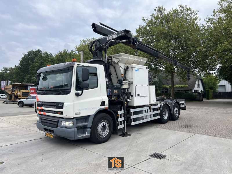 DAF FAN CF KRAN - PERS - VUILNIS - MULDE WAGEN - TOP. TRUCK - Kamion me sistem kabllor, Kamion me vinç: foto 1 DAF FAN CF KRAN - PERS - VUILNIS - MULDE WAGEN - TOP. TRUCK - Kamion me sistem kabllor, Kamion me vinç: foto 1