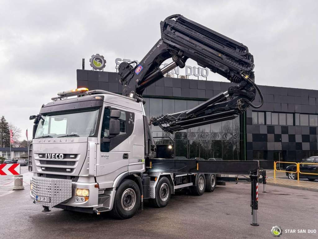 Iveco STRALIS AS320S50Y 8x2 HMF 8520-0K6 FLY JIB Winc - Kamion me vinç: foto 2 Iveco STRALIS AS320S50Y 8x2 HMF 8520-0K6 FLY JIB Winc - Kamion me vinç: foto 2