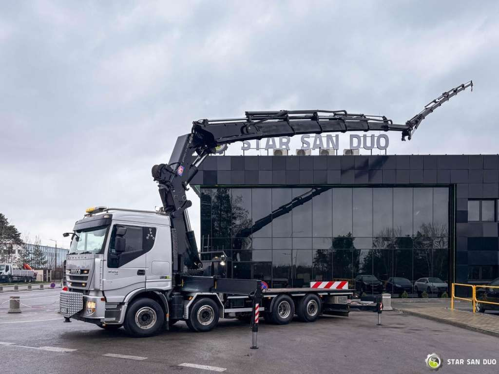 Iveco STRALIS AS320S50Y 8x2 HMF 8520-0K6 FLY JIB Winc - Kamion me vinç: foto 3 Iveco STRALIS AS320S50Y 8x2 HMF 8520-0K6 FLY JIB Winc - Kamion me vinç: foto 3