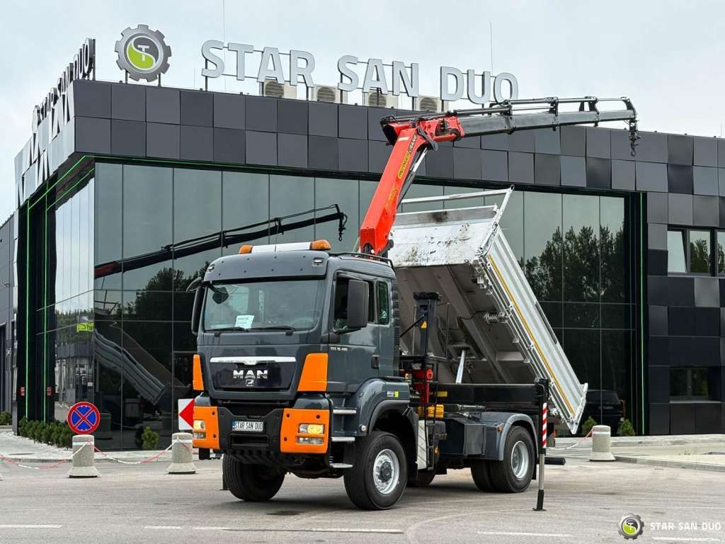 MAN TGS 18.480 PALFINGER PK 16502 HDS Crane,Kipper - Kamion me vinç: foto 2 MAN TGS 18.480 PALFINGER PK 16502 HDS Crane,Kipper - Kamion me vinç: foto 2