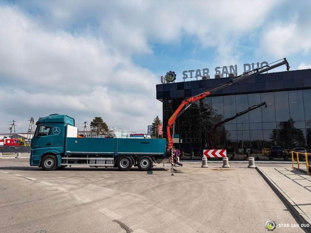 Mercedes-Benz ACTROS 2545 6x2 Palfinger PK 16001 HDS Crane Mercedes-Benz ACTROS 2545 6x2 Palfinger PK 16001 HDS Crane - Kamion me vinç, Kamion me karroceri të hapur: foto 2 Mercedes-Benz ACTROS 2545 6x2 Palfinger PK 16001 HDS Crane Mercedes-Benz ACTROS 2545 6x2 Palfinger PK 16001 HDS Crane - Kamion me vinç, Kamion me karroceri të hapur: foto 2