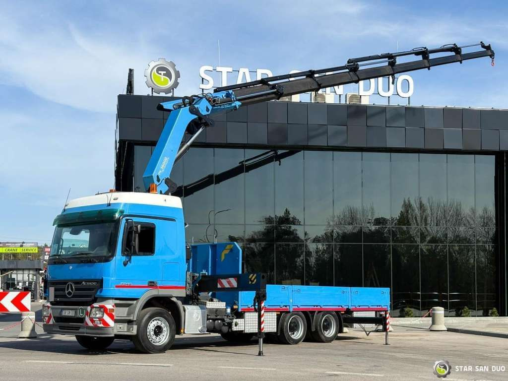 Mercedes-Benz ACTROS 2646L 6x4 PALFINGER 36002 Crane Winch - Kamion me vinç: foto 1 Mercedes-Benz ACTROS 2646L 6x4 PALFINGER 36002 Crane Winch - Kamion me vinç: foto 1