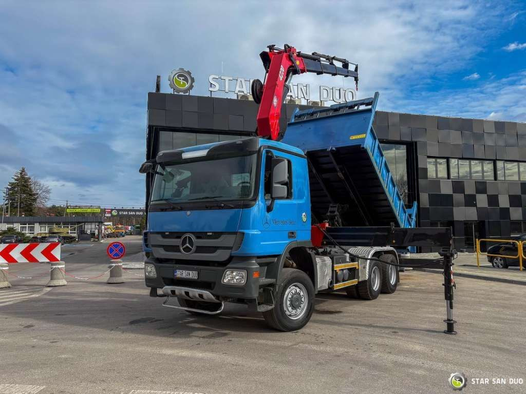 Mercedes-Benz ACTROS 3341 6x6 HMF 4220 K4 CRANE KIPPER - Kamion me vinç: foto 5 Mercedes-Benz ACTROS 3341 6x6 HMF 4220 K4 CRANE KIPPER - Kamion me vinç: foto 5