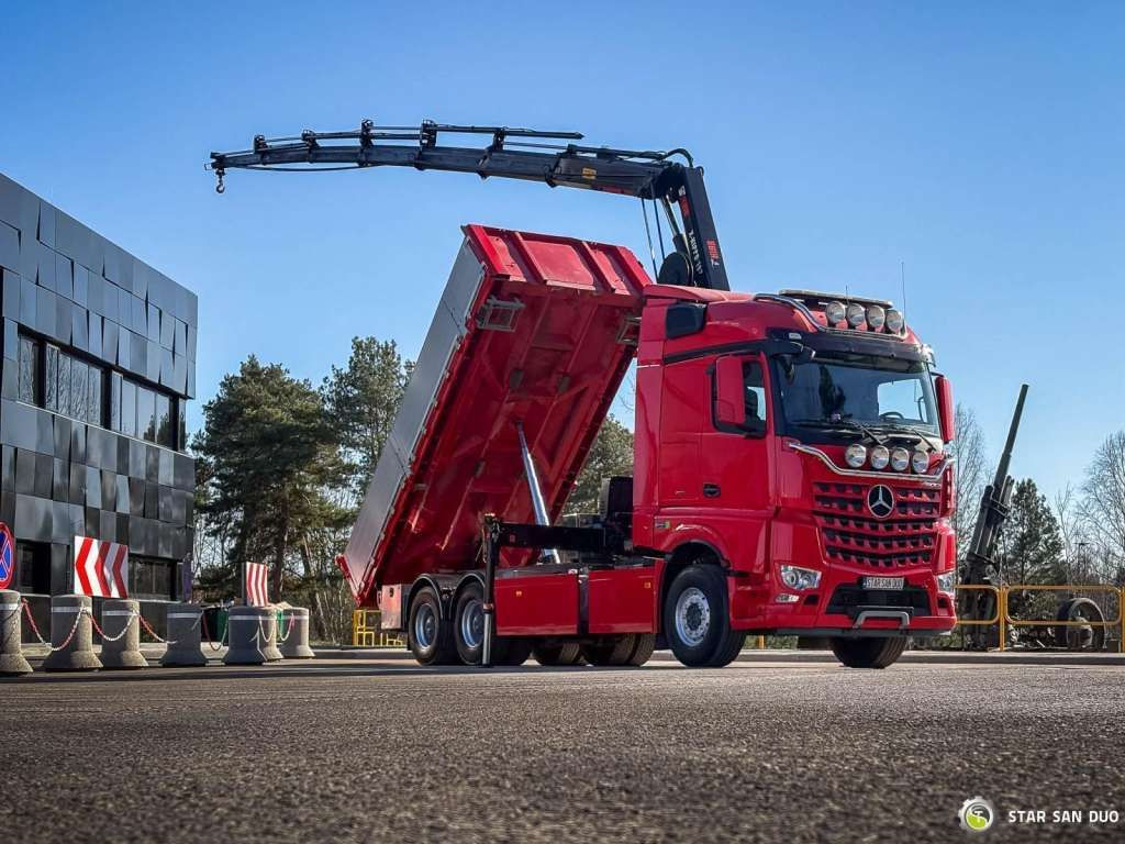 Mercedes-Benz  AROCS 3358L 6x4 HIAB 192X-HIPRO E-6 Crane Kippe - Kamion vetëshkarkues: foto 3 Mercedes-Benz  AROCS 3358L 6x4 HIAB 192X-HIPRO E-6 Crane Kippe - Kamion vetëshkarkues: foto 3