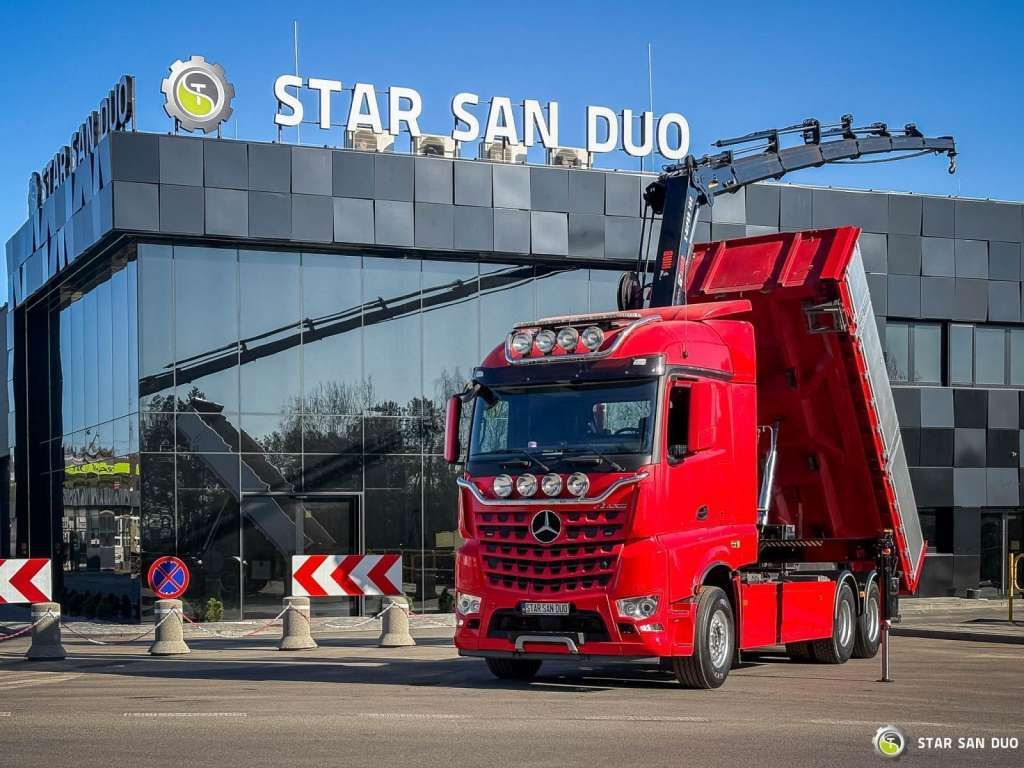 Mercedes-Benz  AROCS 3358L 6x4 HIAB 192X-HIPRO E-6 Crane Kippe - Kamion vetëshkarkues: foto 1 Mercedes-Benz  AROCS 3358L 6x4 HIAB 192X-HIPRO E-6 Crane Kippe - Kamion vetëshkarkues: foto 1