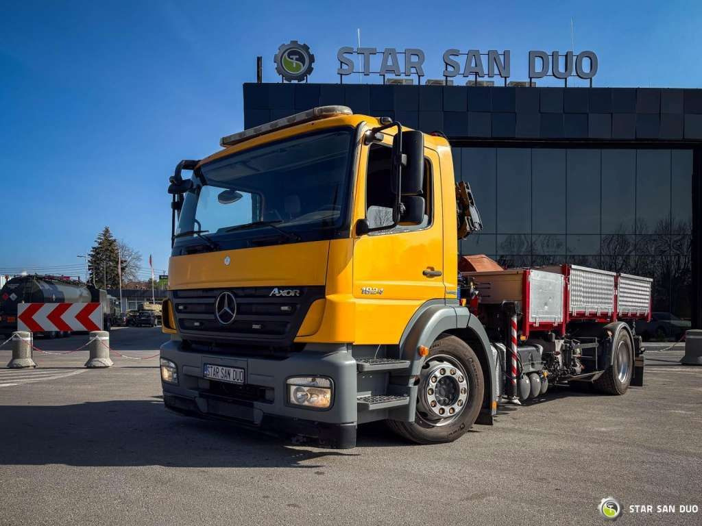 Mercedes-Benz AXOR 1824 4x2 HMF 975 HDS Crane Rotator Kipper Mercedes-Benz AXOR 1824 4x2 HMF 975 HDS Crane Rotator Kipper - Kamion me vinç, Kamion vetëshkarkues: foto 3 Mercedes-Benz AXOR 1824 4x2 HMF 975 HDS Crane Rotator Kipper Mercedes-Benz AXOR 1824 4x2 HMF 975 HDS Crane Rotator Kipper - Kamion me vinç, Kamion vetëshkarkues: foto 3