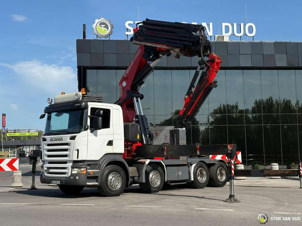 Scania R420 8x4 FASSI F1300 AXP Crane FLY JIB Euro 4 - Kamion me vinç: foto 4 Scania R420 8x4 FASSI F1300 AXP Crane FLY JIB Euro 4 - Kamion me vinç: foto 4