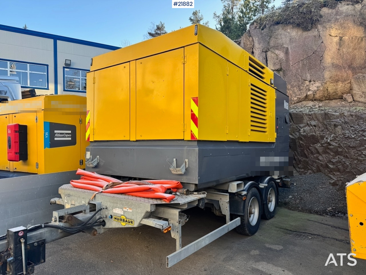 Atlas Copco 2018 Atlas Copco Y35 LuftKompressor på Humbaur understell. - Kompresor ajri: foto 1 Atlas Copco 2018 Atlas Copco Y35 LuftKompressor på Humbaur understell. - Kompresor ajri: foto 1