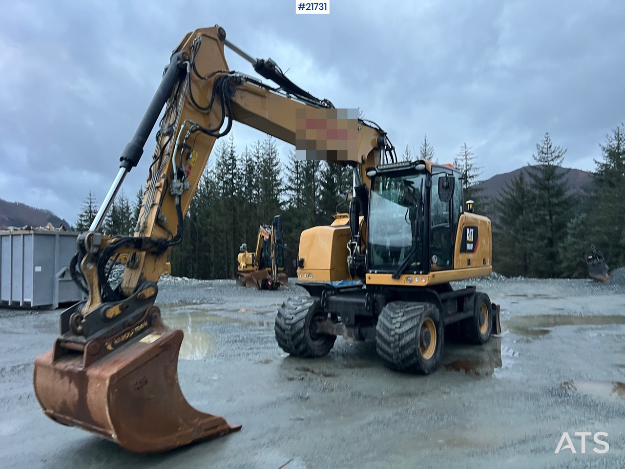 CAT M318F Hjulmaskin m/ oilquick og tannskuffe - Ekskavator me goma: foto 3 CAT M318F Hjulmaskin m/ oilquick og tannskuffe - Ekskavator me goma: foto 3