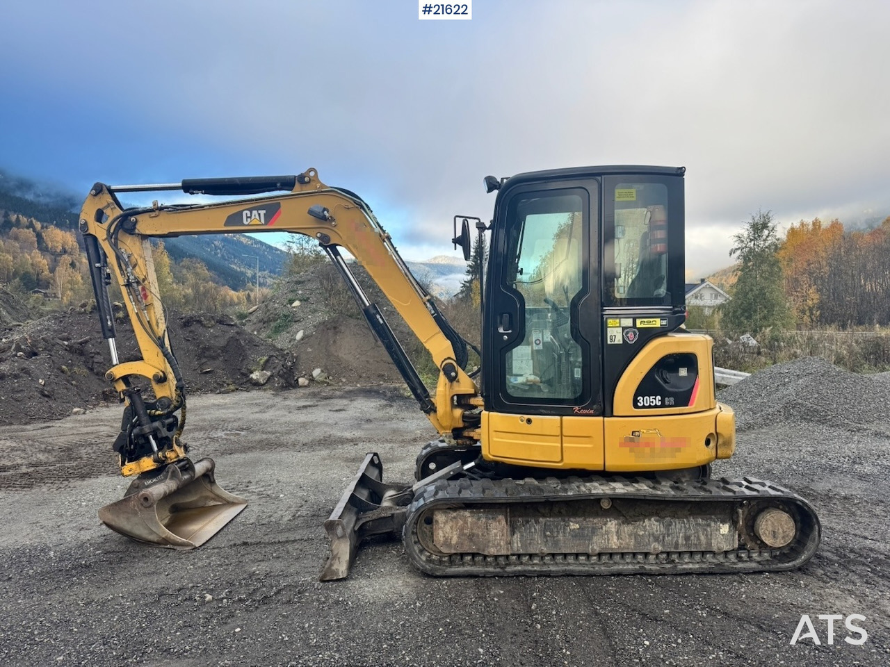 Caterpillar CAT 305C m/ Rototilt og 2 skuffer - Ekskavator me zinxhirë: foto 3 Caterpillar CAT 305C m/ Rototilt og 2 skuffer - Ekskavator me zinxhirë: foto 3