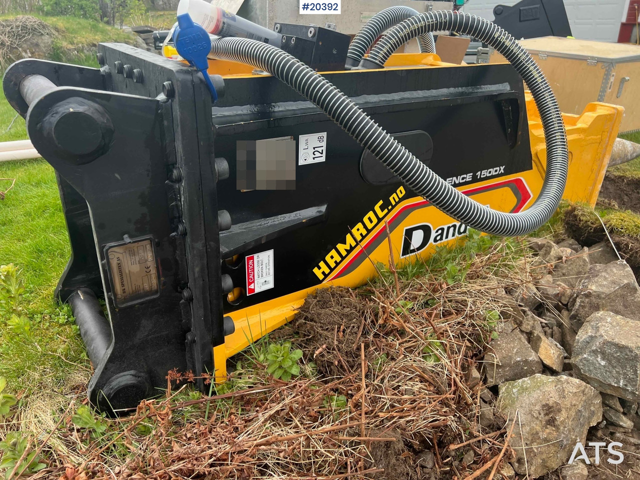 Danda D&A150DX pigg hammer (1231 kg ) m/ s60 feste - Çekiç hidraulik: foto 4 Danda D&A150DX pigg hammer (1231 kg ) m/ s60 feste - Çekiç hidraulik: foto 4