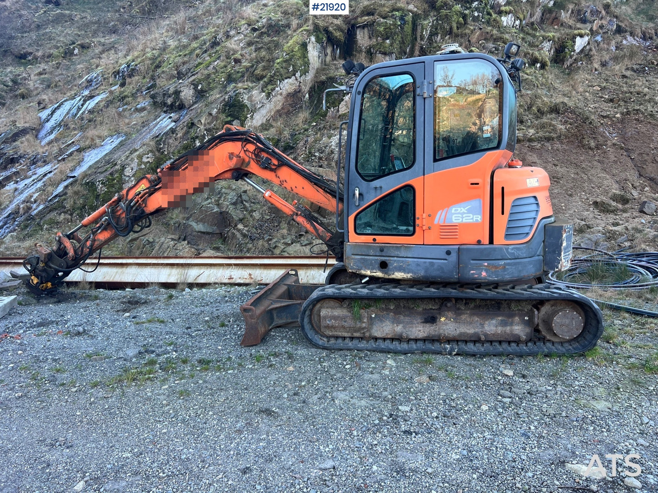 Doosan DX62R-3 gravemaskin m/ rototilt, pusseskuffe og graveskuffe - Ekskavator me zinxhirë: foto 3 Doosan DX62R-3 gravemaskin m/ rototilt, pusseskuffe og graveskuffe - Ekskavator me zinxhirë: foto 3