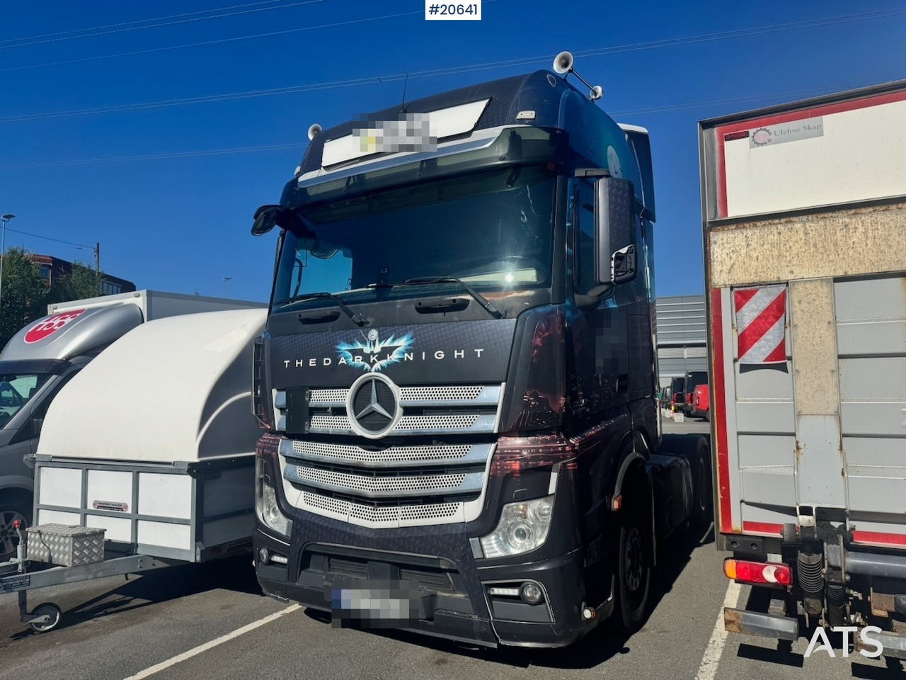 Mercedes 2551 - Gjysmë-kamion: foto 2 Mercedes 2551 - Gjysmë-kamion: foto 2