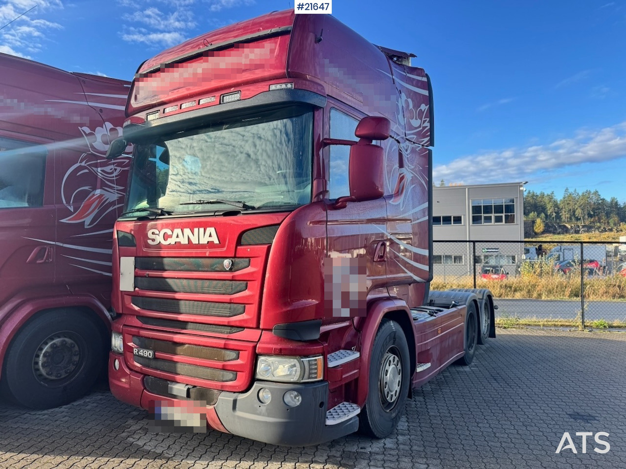 Scania Scania R490 6x2 Trekkvogn. ADR godkjent. - Gjysmë-kamion: foto 1 Scania Scania R490 6x2 Trekkvogn. ADR godkjent. - Gjysmë-kamion: foto 1