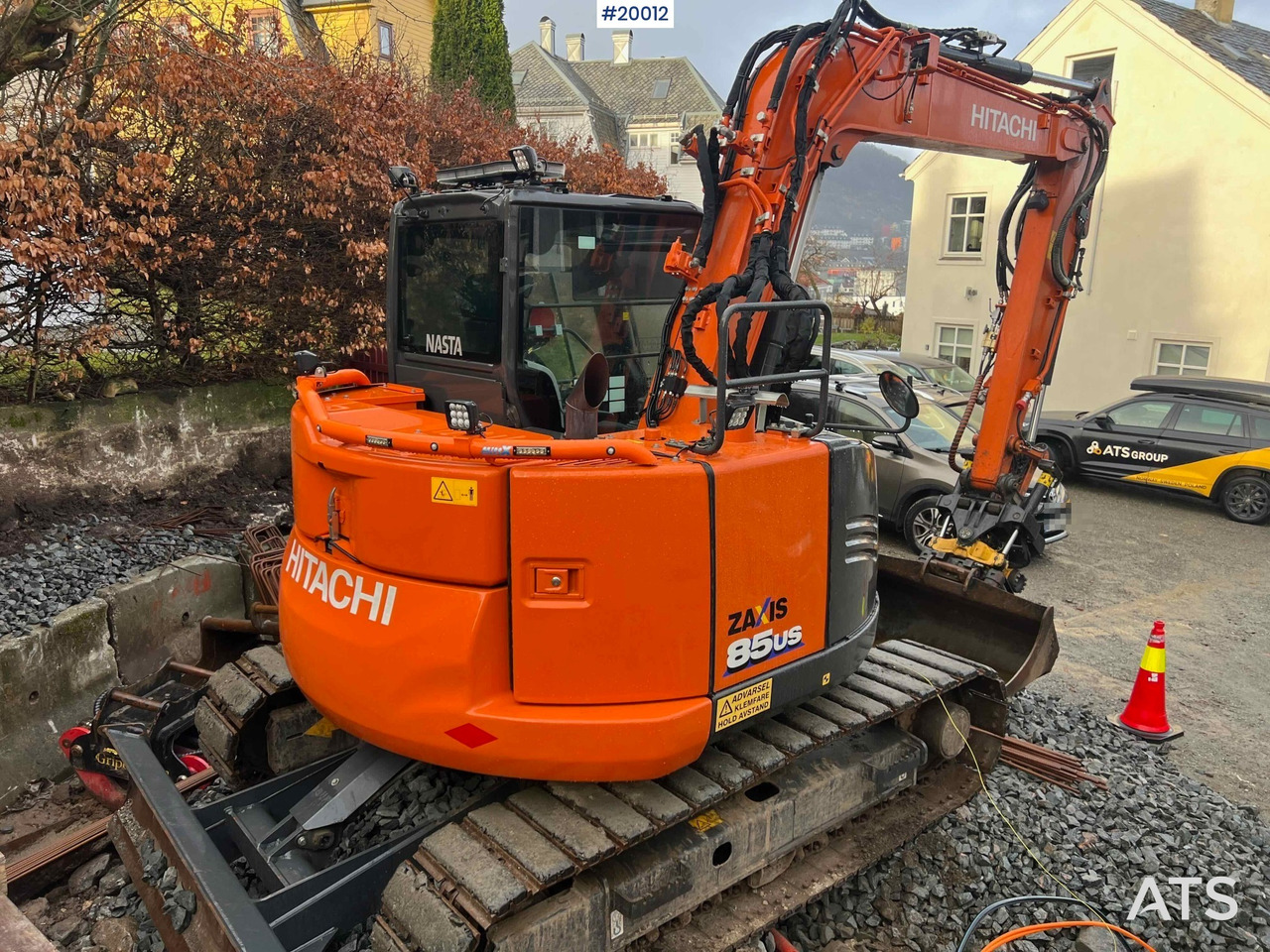 Hitachi zx85us-6 gravemaskin m/ rototilt med klype og pusseskuffe - Ekskavator me zinxhirë: foto 4 Hitachi zx85us-6 gravemaskin m/ rototilt med klype og pusseskuffe - Ekskavator me zinxhirë: foto 4