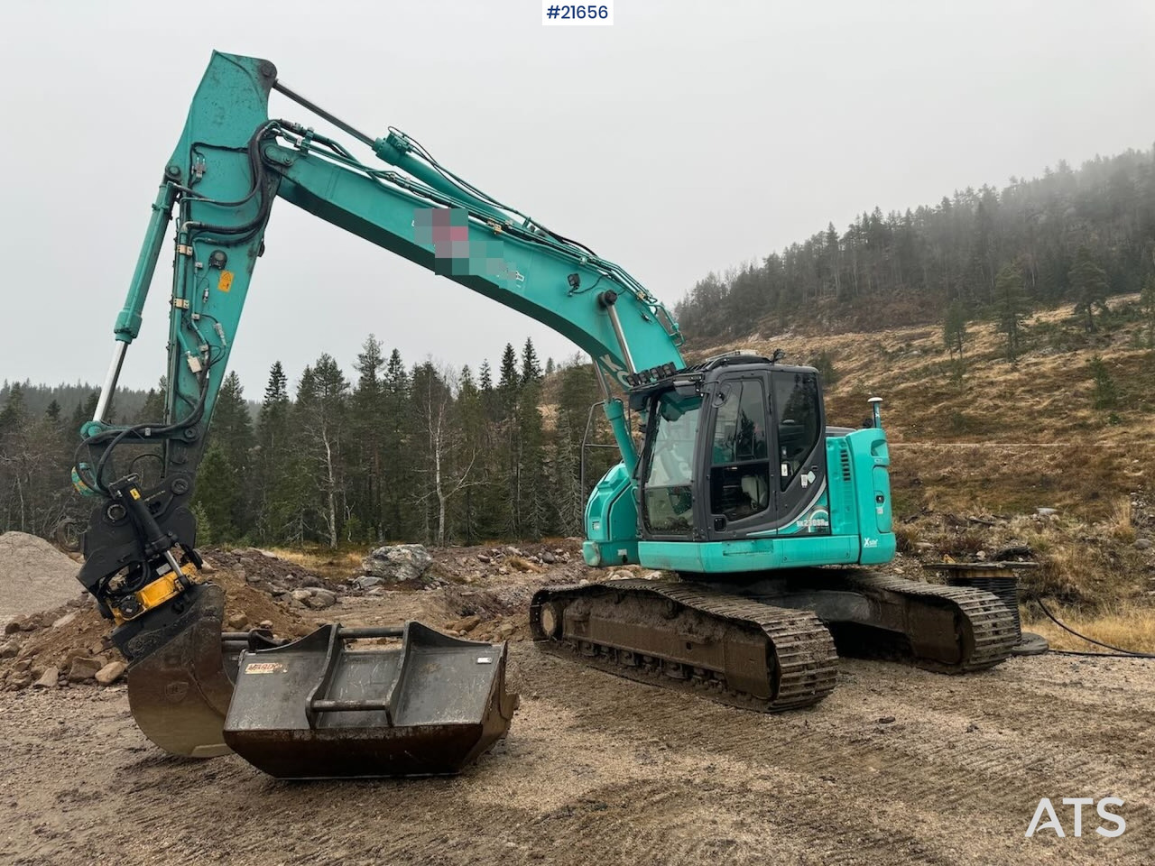 Kobelco SK230SRLC-5 Beltegraver m/ Tilt, Skuffe og GPS - Ekskavator me zinxhirë: foto 1 Kobelco SK230SRLC-5 Beltegraver m/ Tilt, Skuffe og GPS - Ekskavator me zinxhirë: foto 1