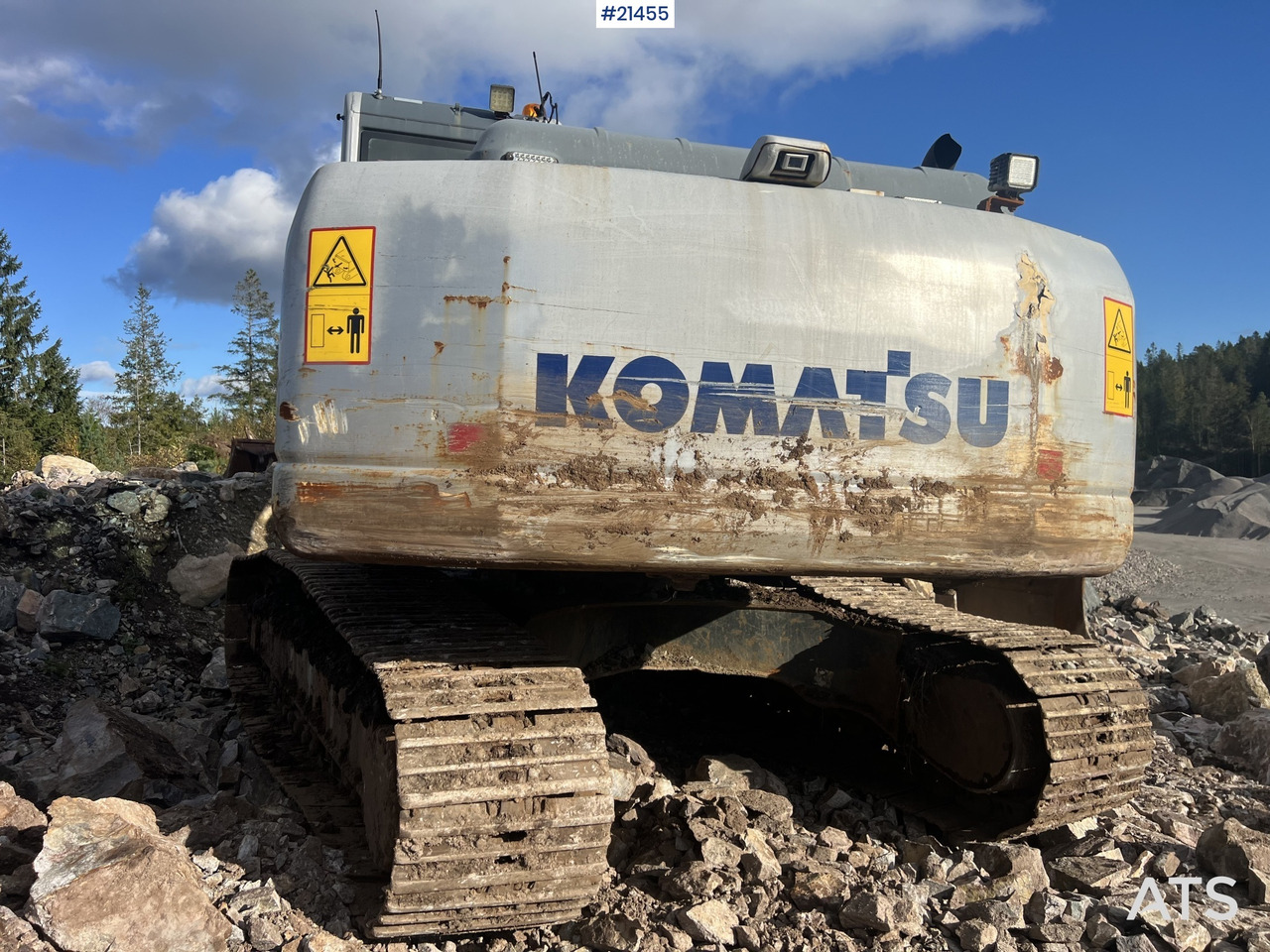 Komatsu PC210LC-8 - Ekskavator me zinxhirë: foto 4 Komatsu PC210LC-8 - Ekskavator me zinxhirë: foto 4