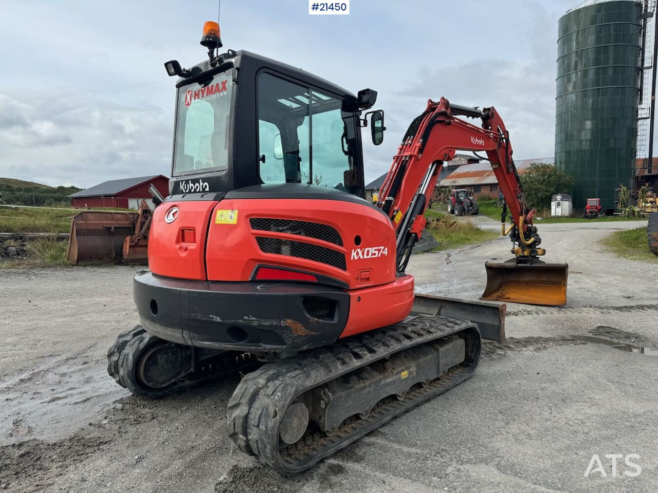 Kubota KX 057-4 - Ekskavator me zinxhirë: foto 5 Kubota KX 057-4 - Ekskavator me zinxhirë: foto 5