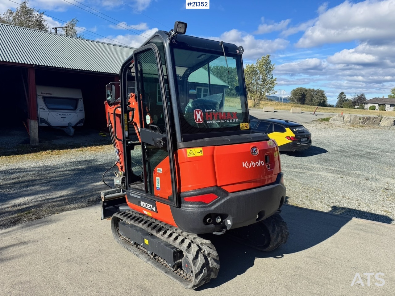 Kubota KX027-4 - Miniekskavator: foto 3 Kubota KX027-4 - Miniekskavator: foto 3