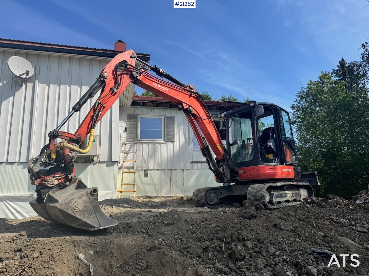 Kubota KX057-4 - Ekskavator me zinxhirë: foto 2 Kubota KX057-4 - Ekskavator me zinxhirë: foto 2
