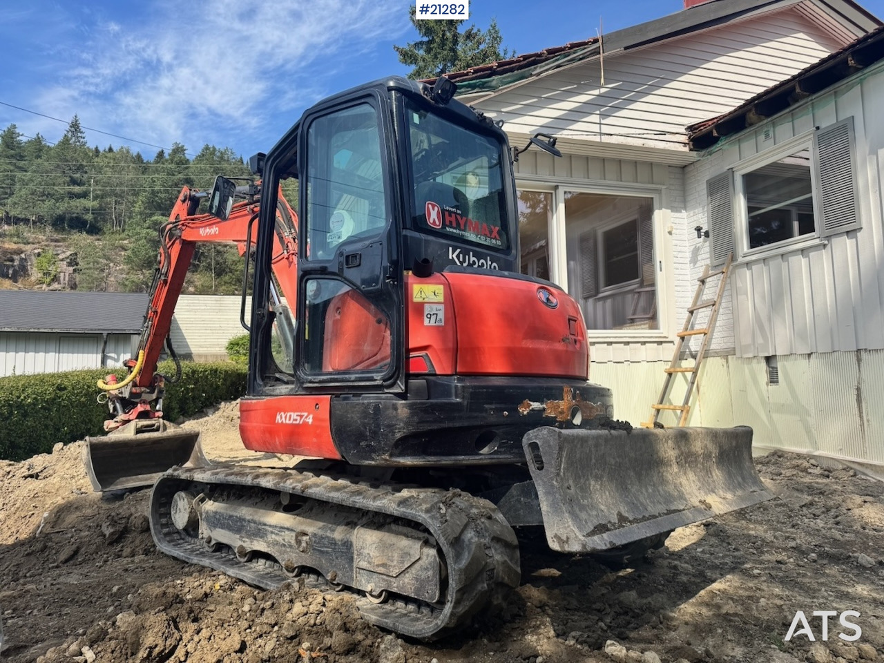 Kubota KX057-4 - Ekskavator me zinxhirë: foto 5 Kubota KX057-4 - Ekskavator me zinxhirë: foto 5