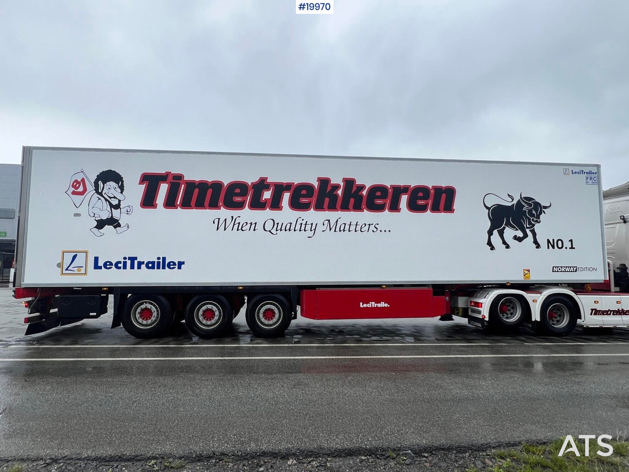 LeciTrailer skapsemi - Gjysmë rimorkio frigorifer: foto 1 LeciTrailer skapsemi - Gjysmë rimorkio frigorifer: foto 1
