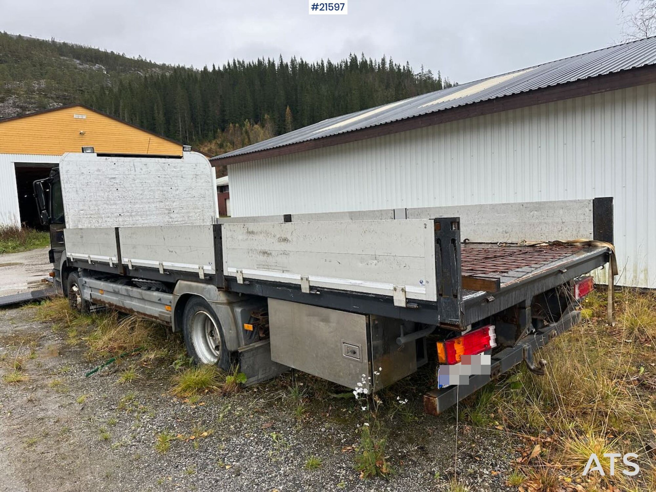 Mercedes 1524 L planbil m/ ny kompressor og vinterdekk. Ikke EU godkjent. - Kamion me karroceri të hapur: foto 4 Mercedes 1524 L planbil m/ ny kompressor og vinterdekk. Ikke EU godkjent. - Kamion me karroceri të hapur: foto 4