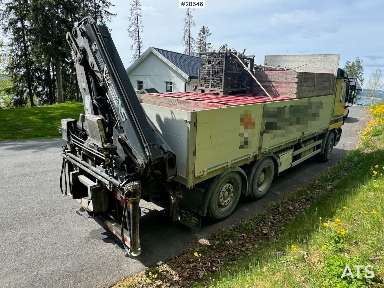 Mercedes Actros 2543 - Kamion me karroceri të hapur: foto 5 Mercedes Actros 2543 - Kamion me karroceri të hapur: foto 5